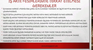 İs Akdi Fesihlerinde İşverenlerin Bilmesi Gerekenler