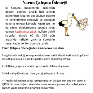 Yarım Çalışma Ödeneğine Başvuru